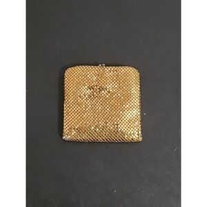 Vintage ECHT PRYM West Germany Gold Mesh Wallet Card Holder Change‎ purse